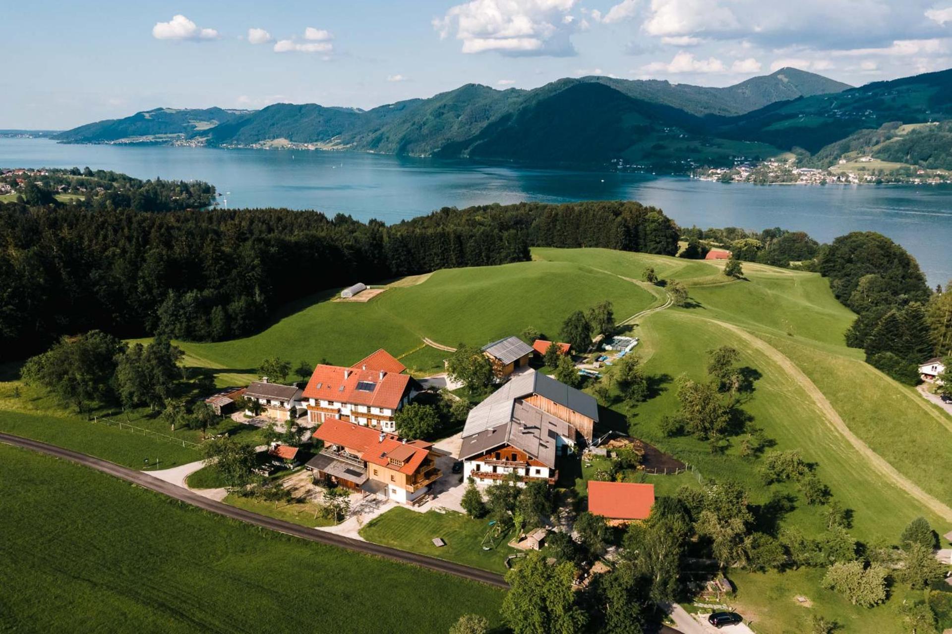Ferienhof Grubinger Unterach am Attersee Exterior foto